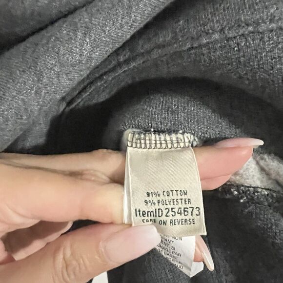 LL Bean 1/4 Zip Sweatshirt Fleece Mens L Pockets Gray Gorpcore Outdoor Sweater - Picture 4 of 7